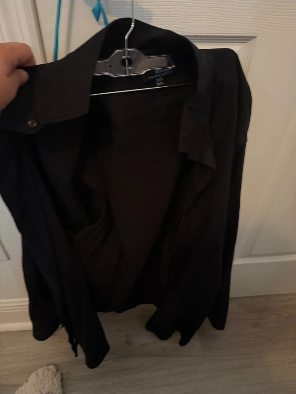 Men's Black Textured Button Blazer 3 piece set 48R 2 XXL - Picture 6 of 9